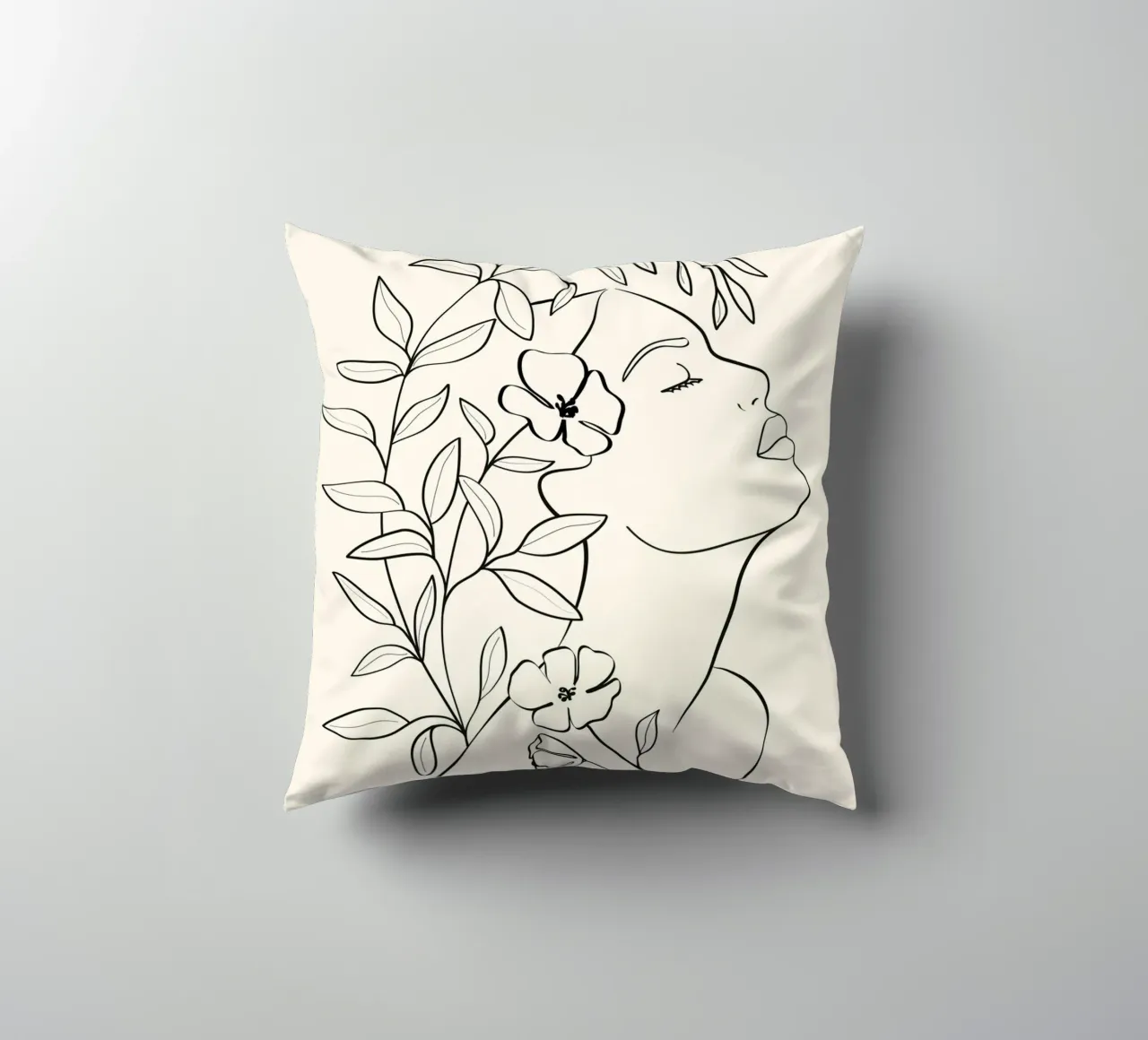Minimal Blooming 01 cuscino da Nadjaa