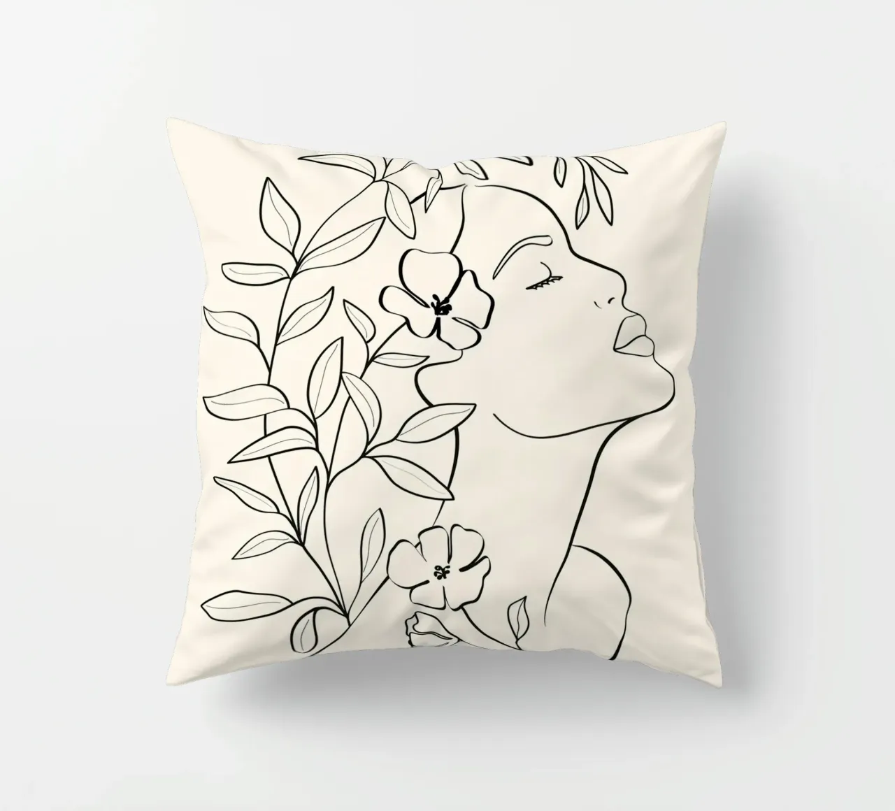 Minimal Blooming 01 cuscino da Nadjaa