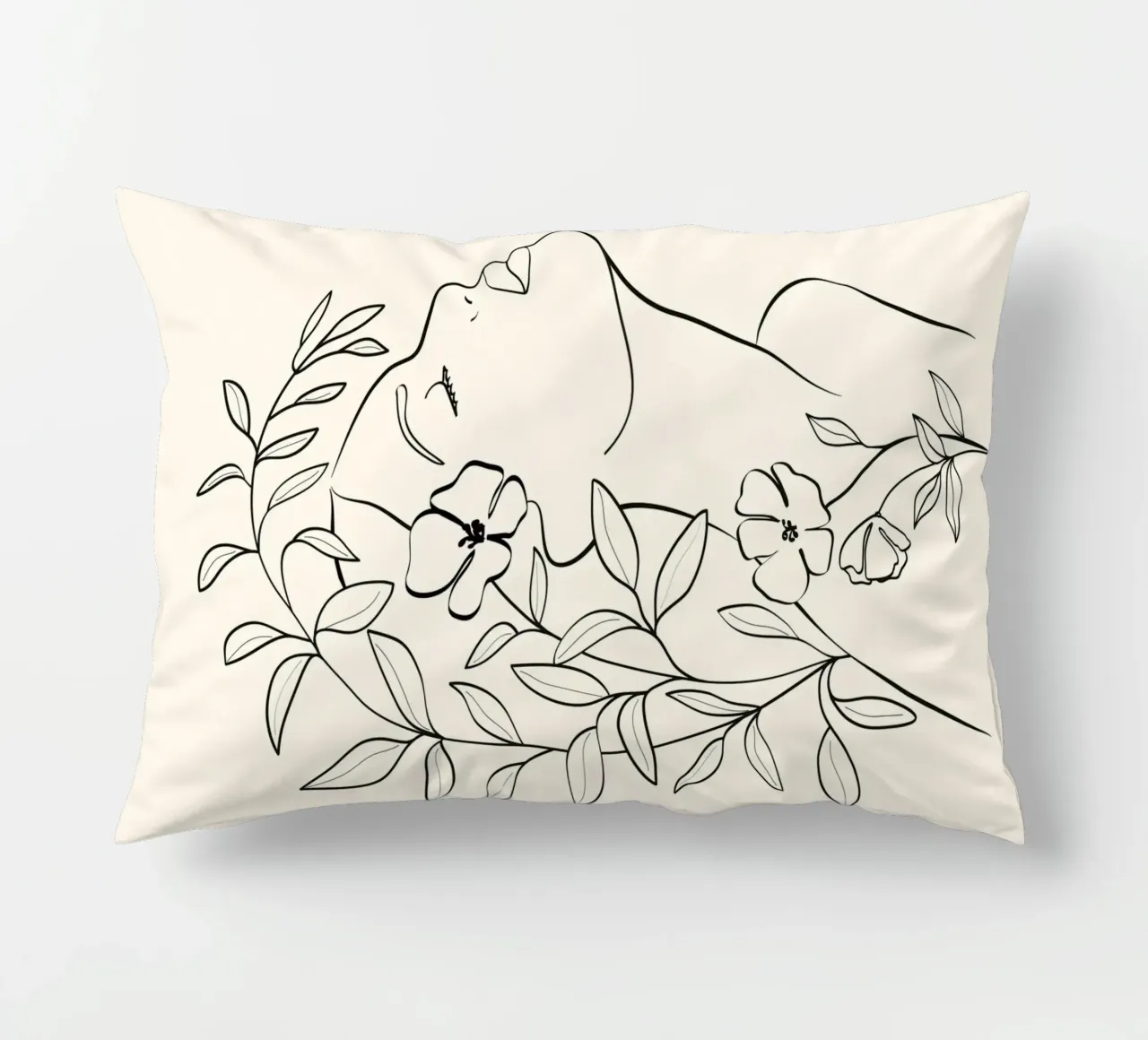 Minimal Blooming 01 cuscino da Nadjaa