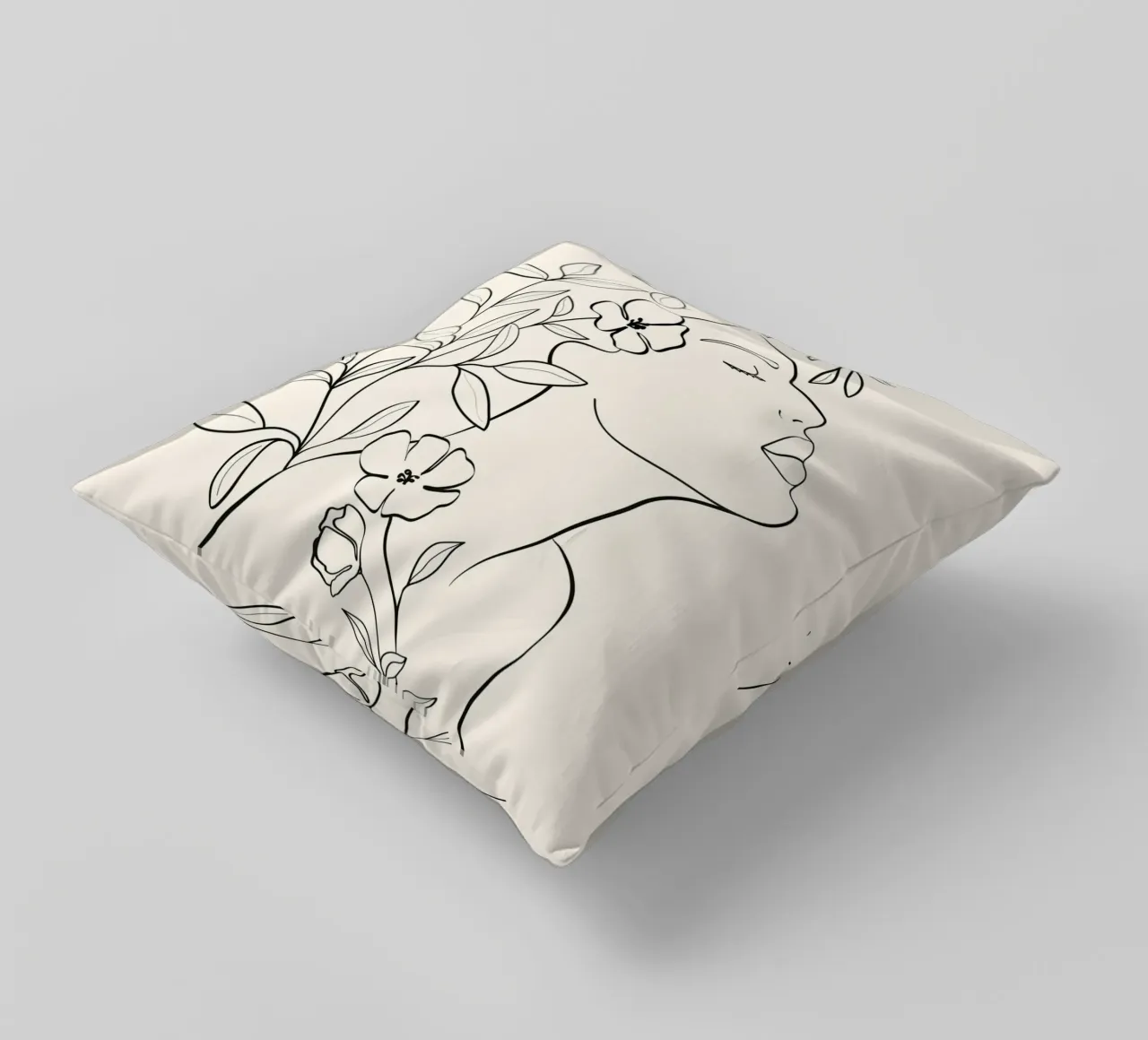 Minimal Blooming 01 cuscino da Nadjaa