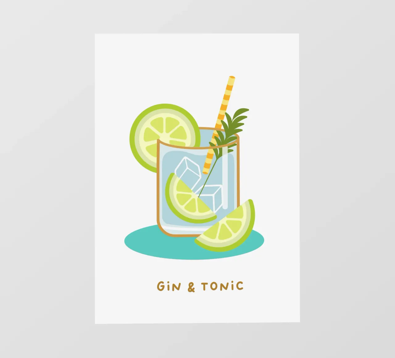 Gin & Tonic pellicola backlit da Ana Paniagua Design