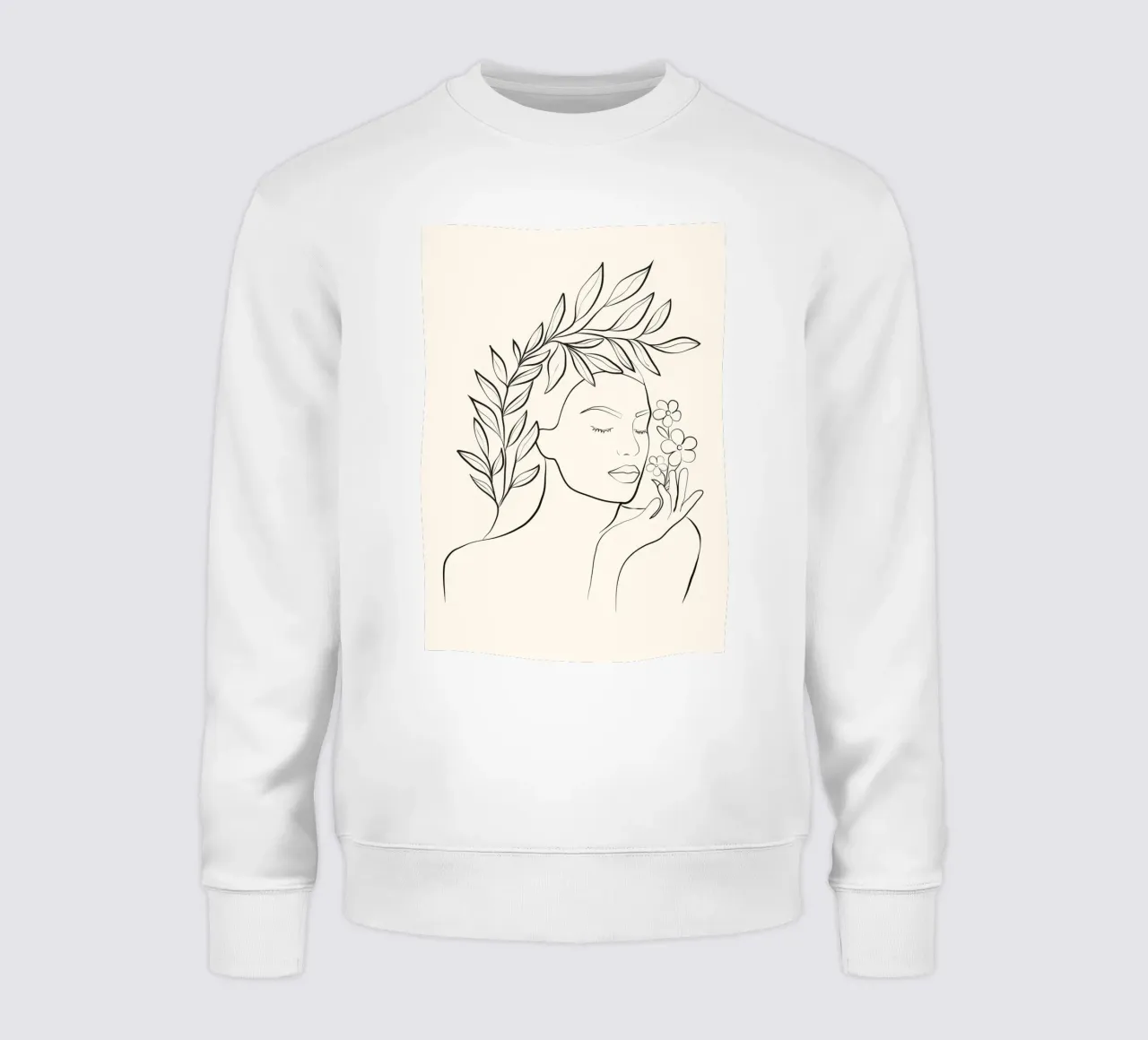 Minimal Blooming 02 felpa da Nadjaa