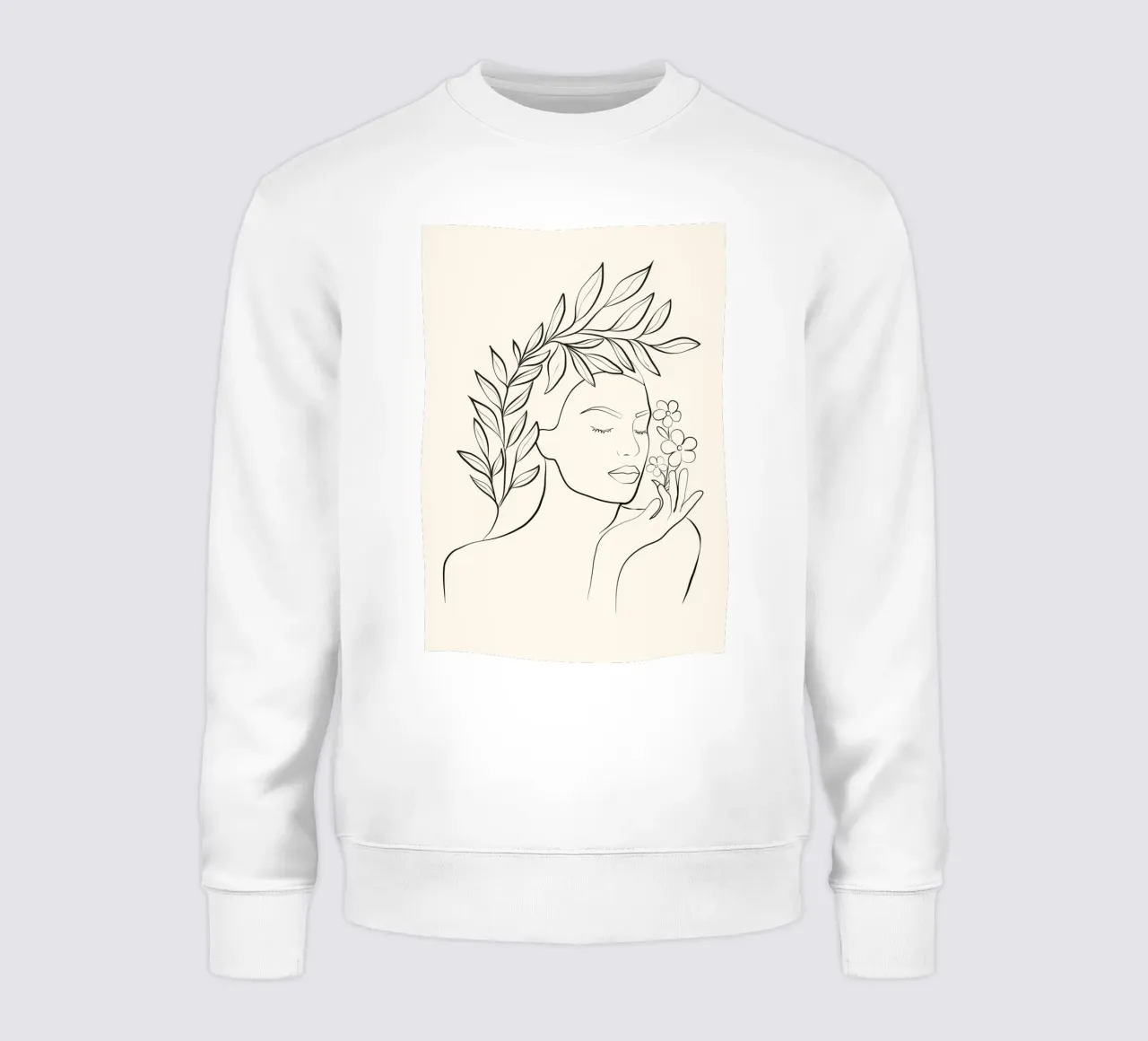 Minimal Blooming 02 felpa da Nadjaa