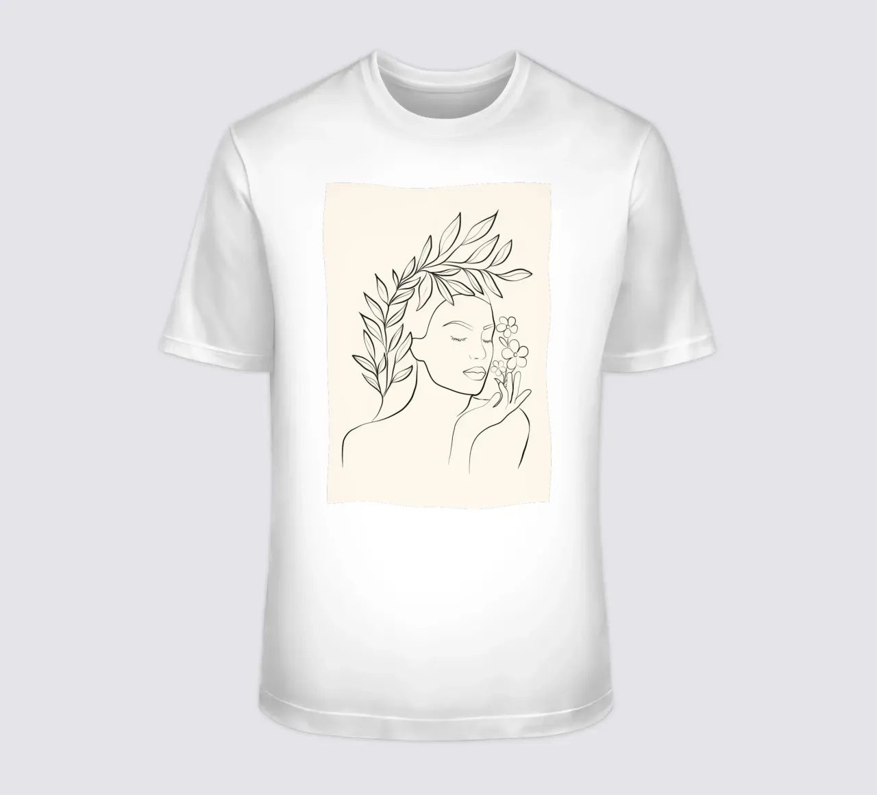 Minimal Blooming 02 t-shirt da Nadjaa