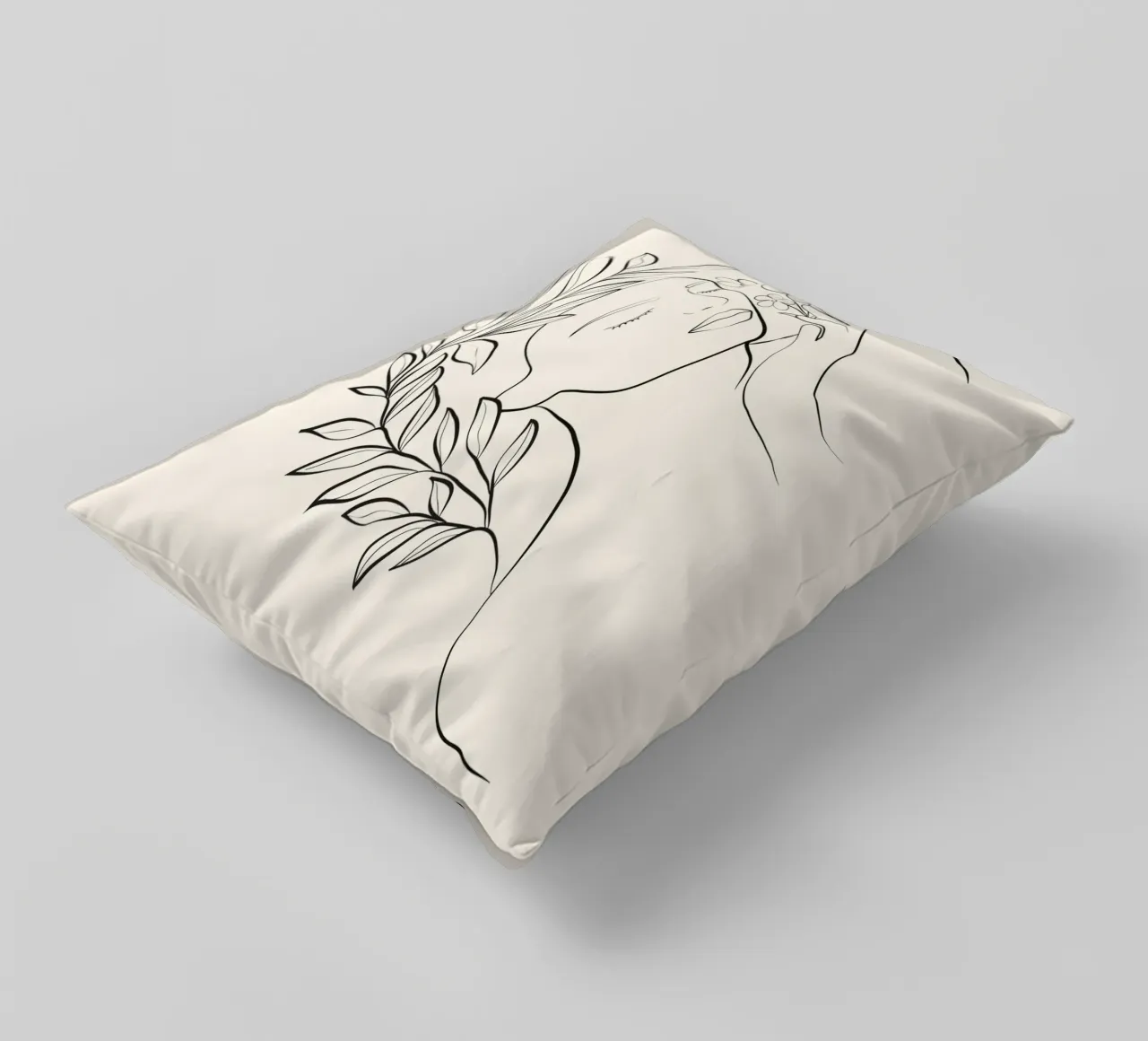 Minimal Blooming 02 cuscino da Nadjaa