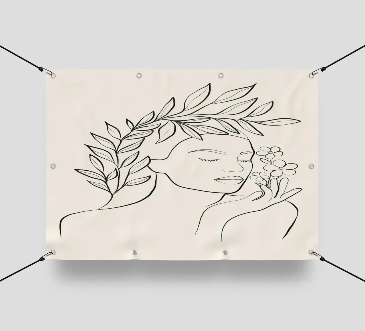 Minimal Blooming 02 telo in pvc da Nadjaa