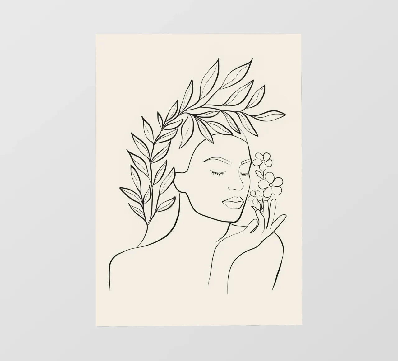 Minimal Blooming 02 telo in pvc da Nadjaa