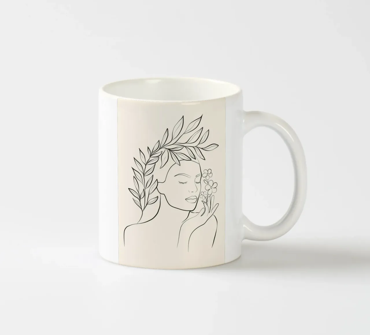 Minimal Blooming 02 tazza in ceramica da Nadjaa