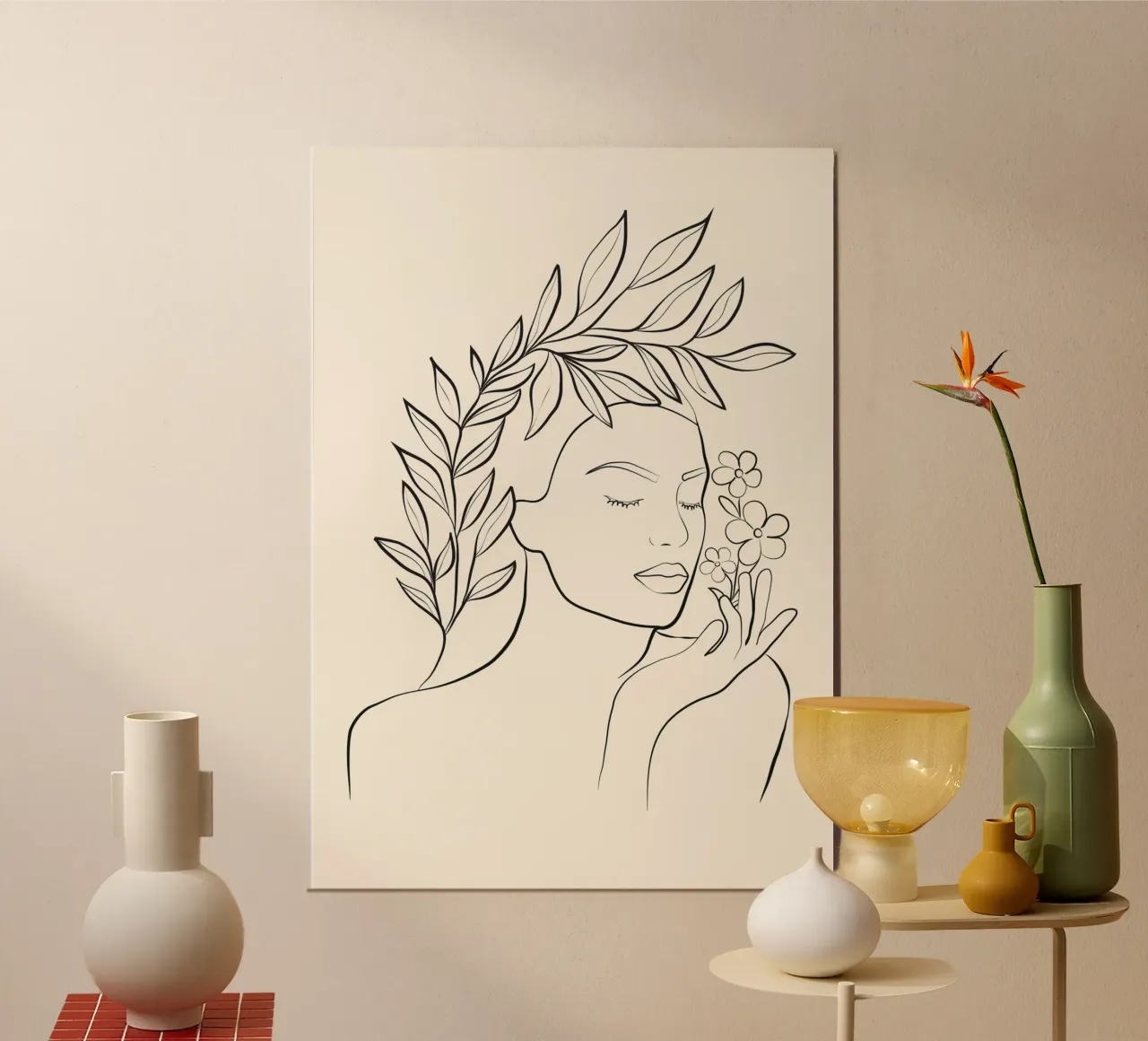 Minimal Blooming 02 alluminio dibond da Nadjaa