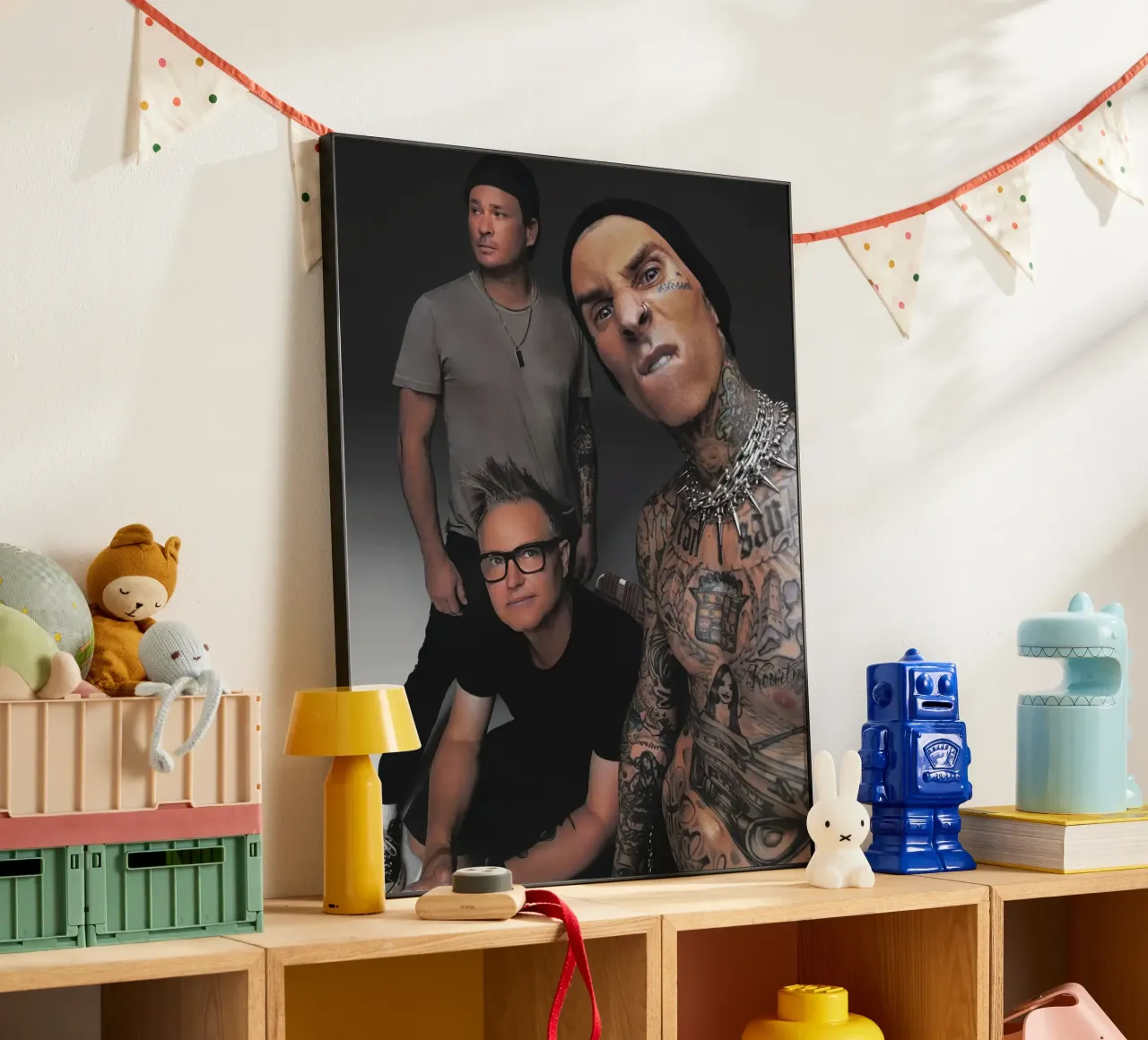 Blink 182 alluminio dibond da Musadad Shop