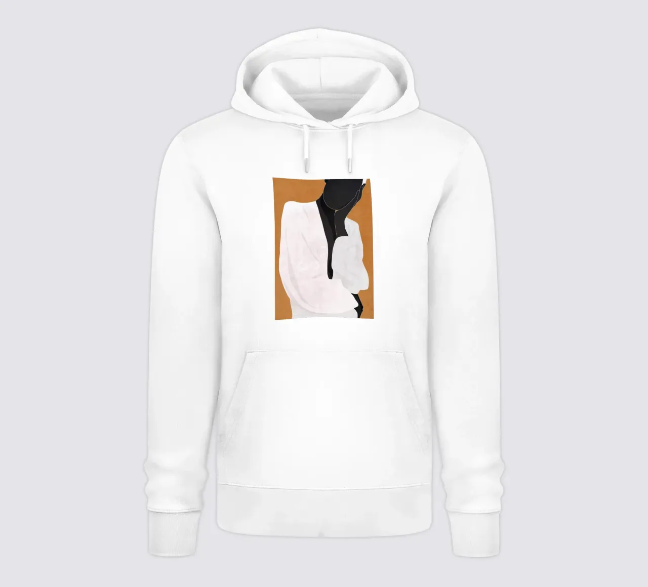 Ragazza d'arte minimale 9a felpa con cappuccio da ThingDesign