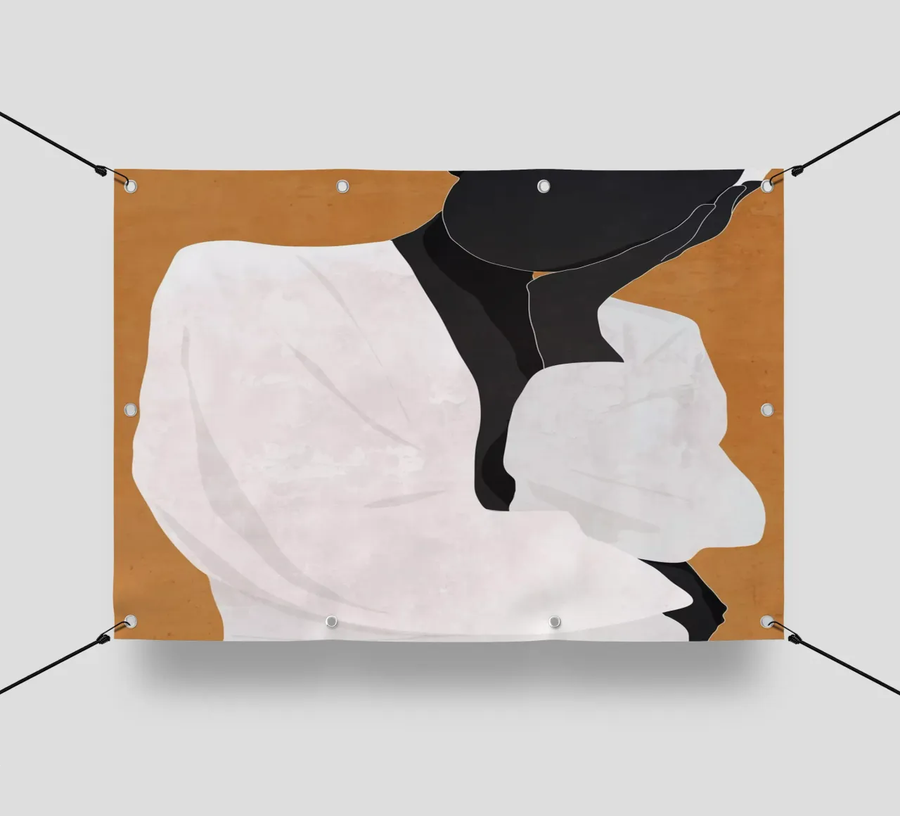 Ragazza d'arte minimale 9a telo in pvc da ThingDesign