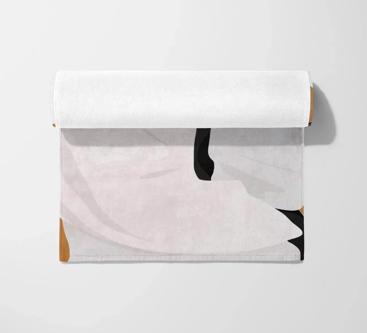 Ragazza d'arte minimale 9a telo mare da ThingDesign