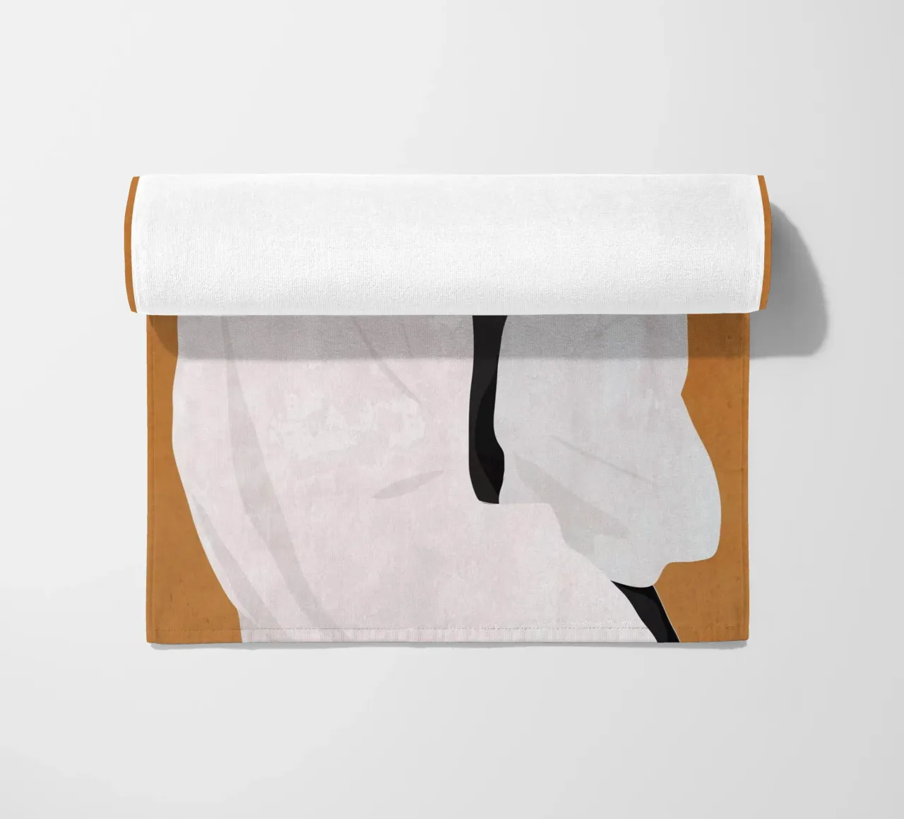 Ragazza d'arte minimale 9a telo mare da ThingDesign