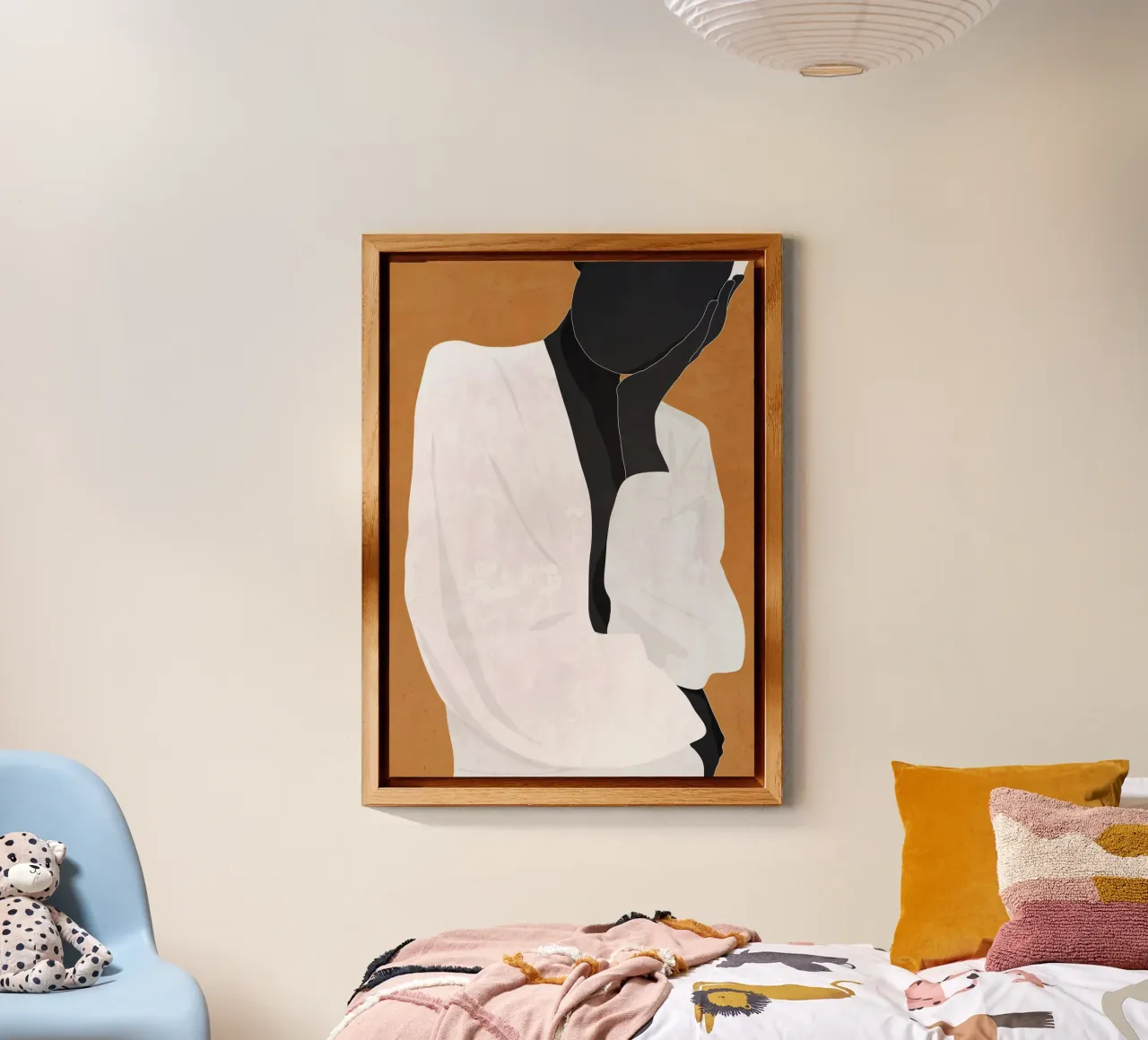 Ragazza d'arte minimale 9a alluminio dibond da ThingDesign