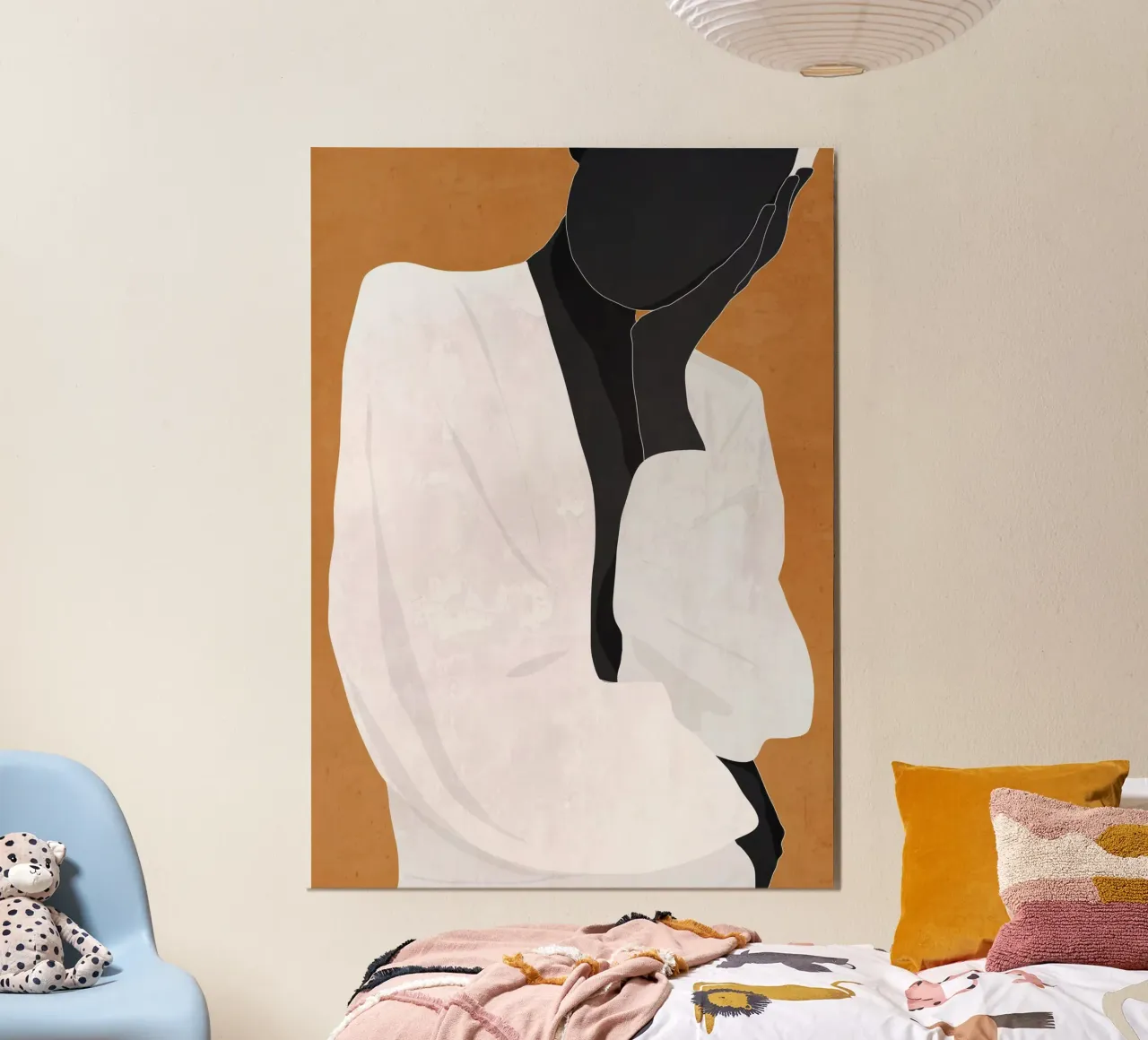 Ragazza d'arte minimale 9a alluminio dibond da ThingDesign