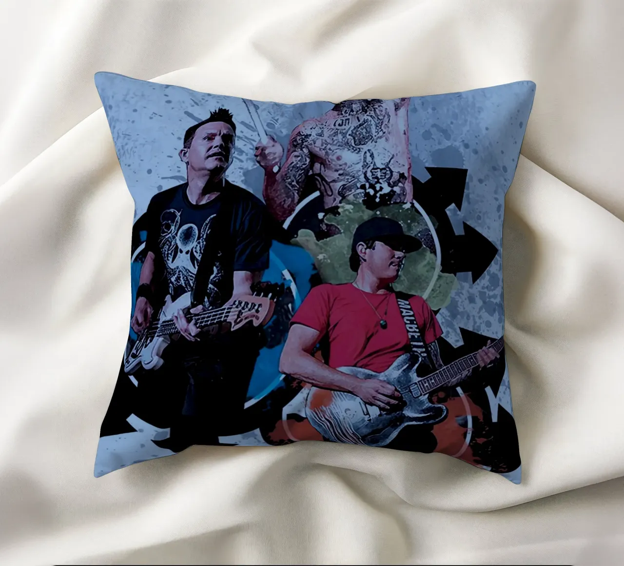 Blink 182 cuscino da Musadad Shop