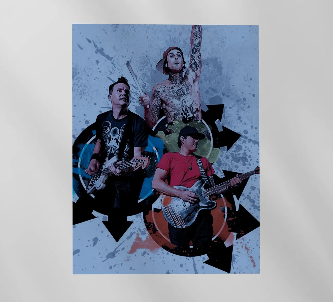 Blink 182 pellicola backlit da Musadad Shop