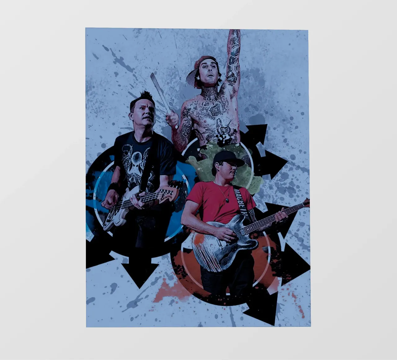 Blink 182 pellicola backlit da Musadad Shop