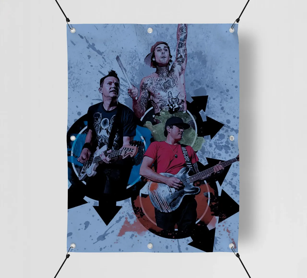 Blink 182 telo in pvc da Musadad Shop