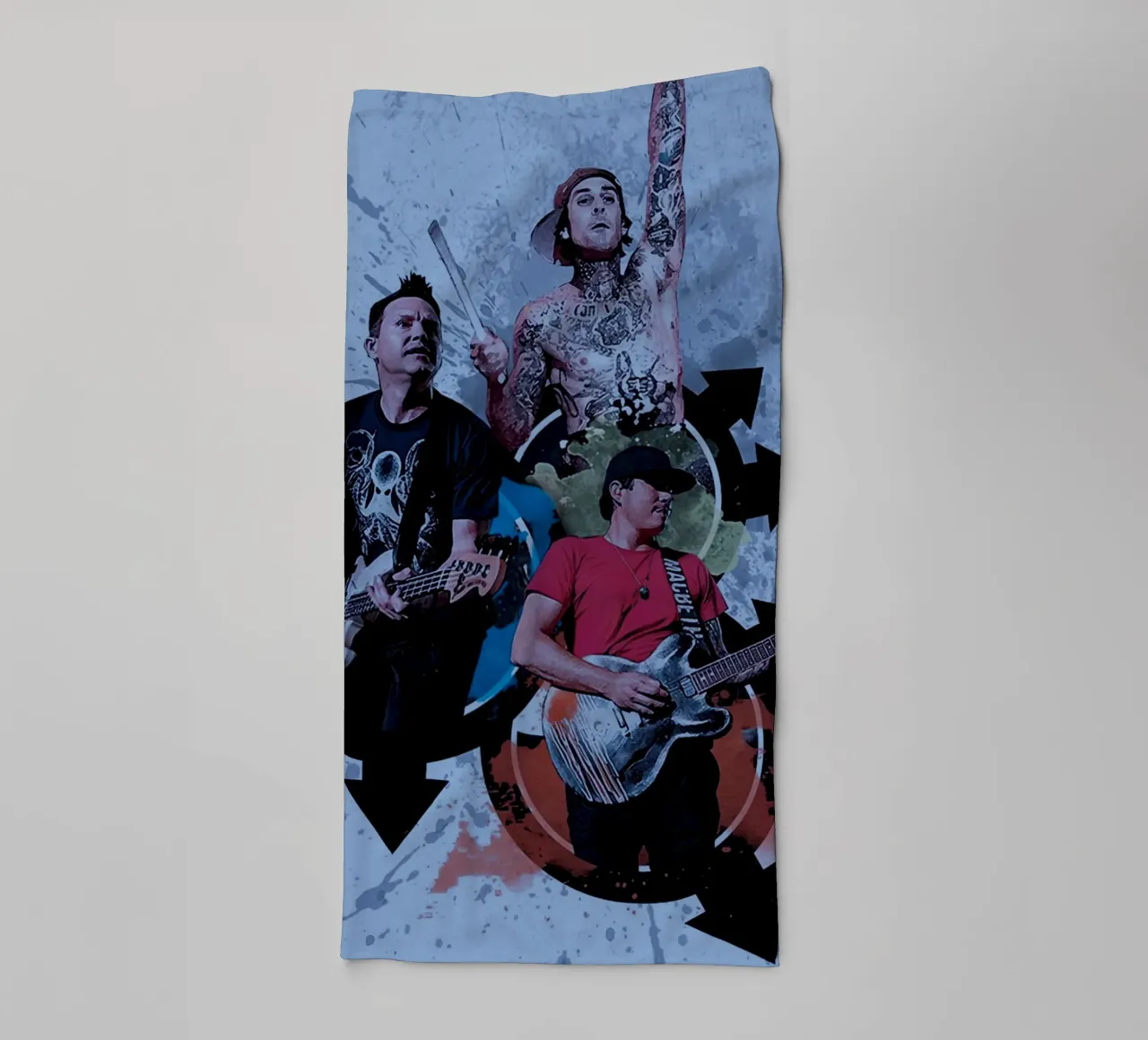 Blink 182 asciugamano da bagno da Musadad Shop