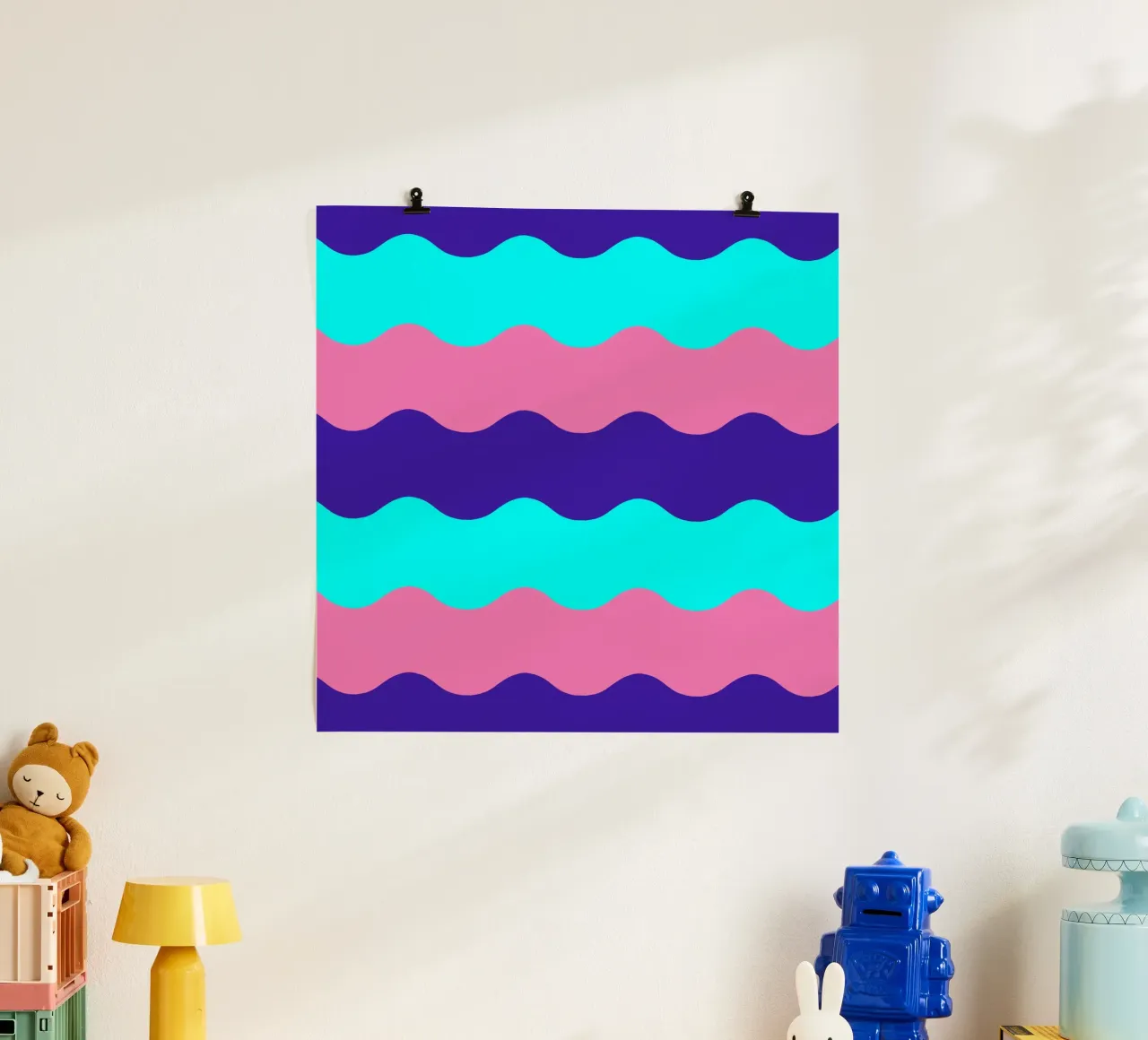cluug poster con telaio in legno da fummelhummel