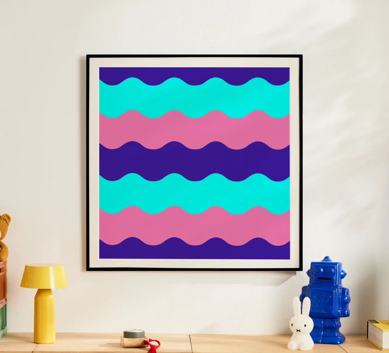 cluug poster con telaio in legno da fummelhummel
