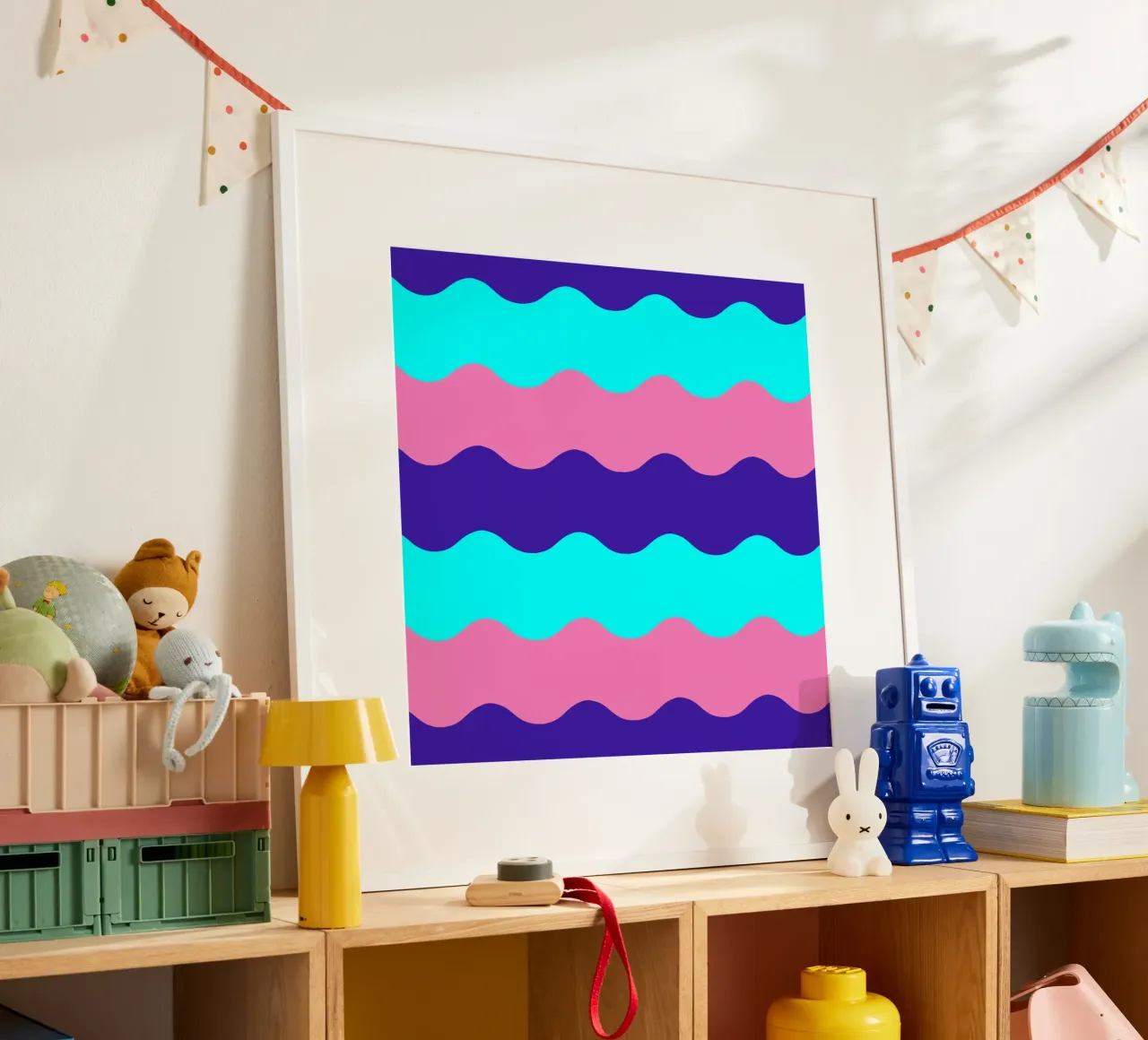 cluug poster con telaio in legno da fummelhummel
