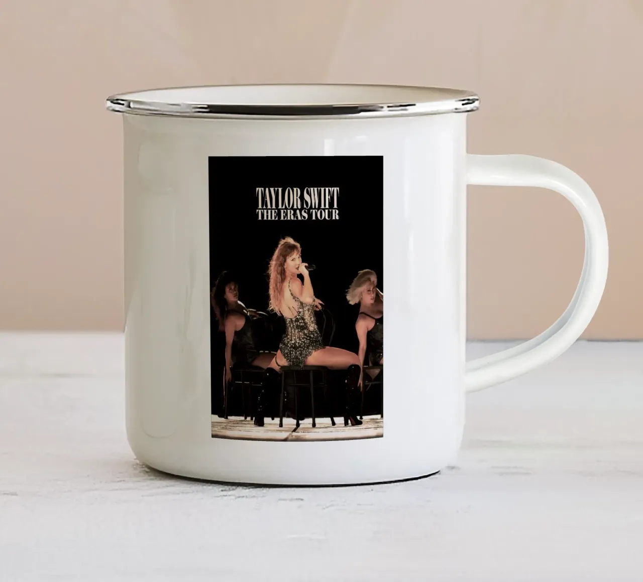 Taylor Swift tazza in smalto da Musadad Shop