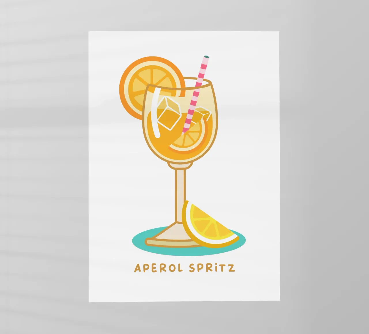 Aperol Spritz pellicola backlit da Ana Paniagua Design