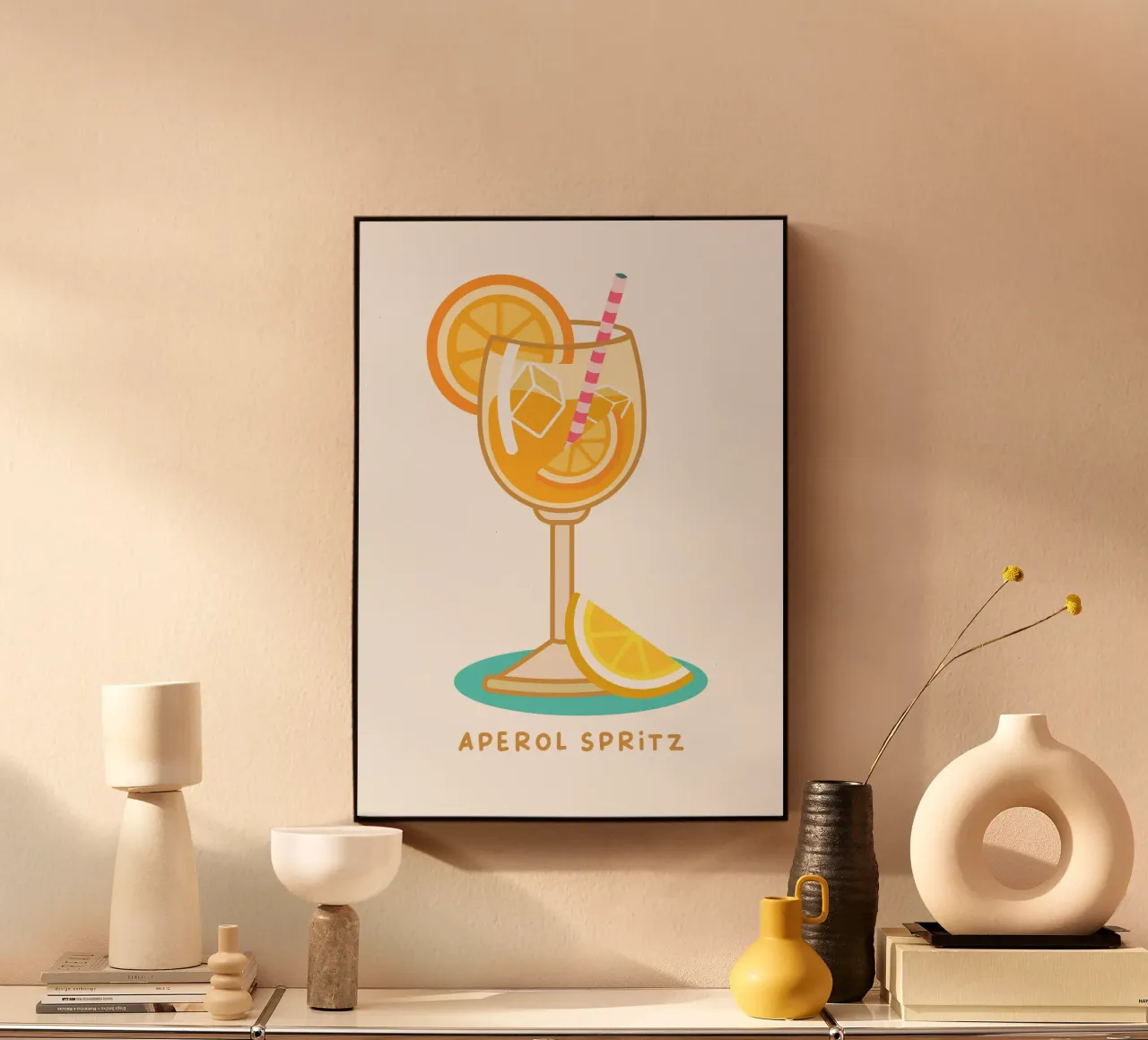 Aperol Spritz plexiglass da Ana Paniagua Design