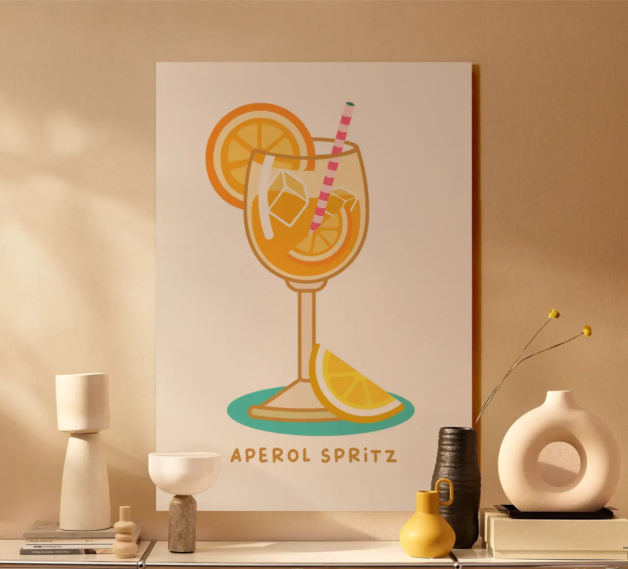 Aperol Spritz plexiglass da Ana Paniagua Design