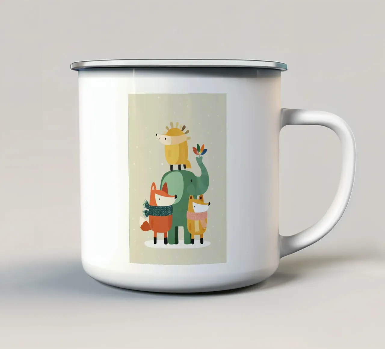 Team Cozy Critters tazza in smalto da Kiara