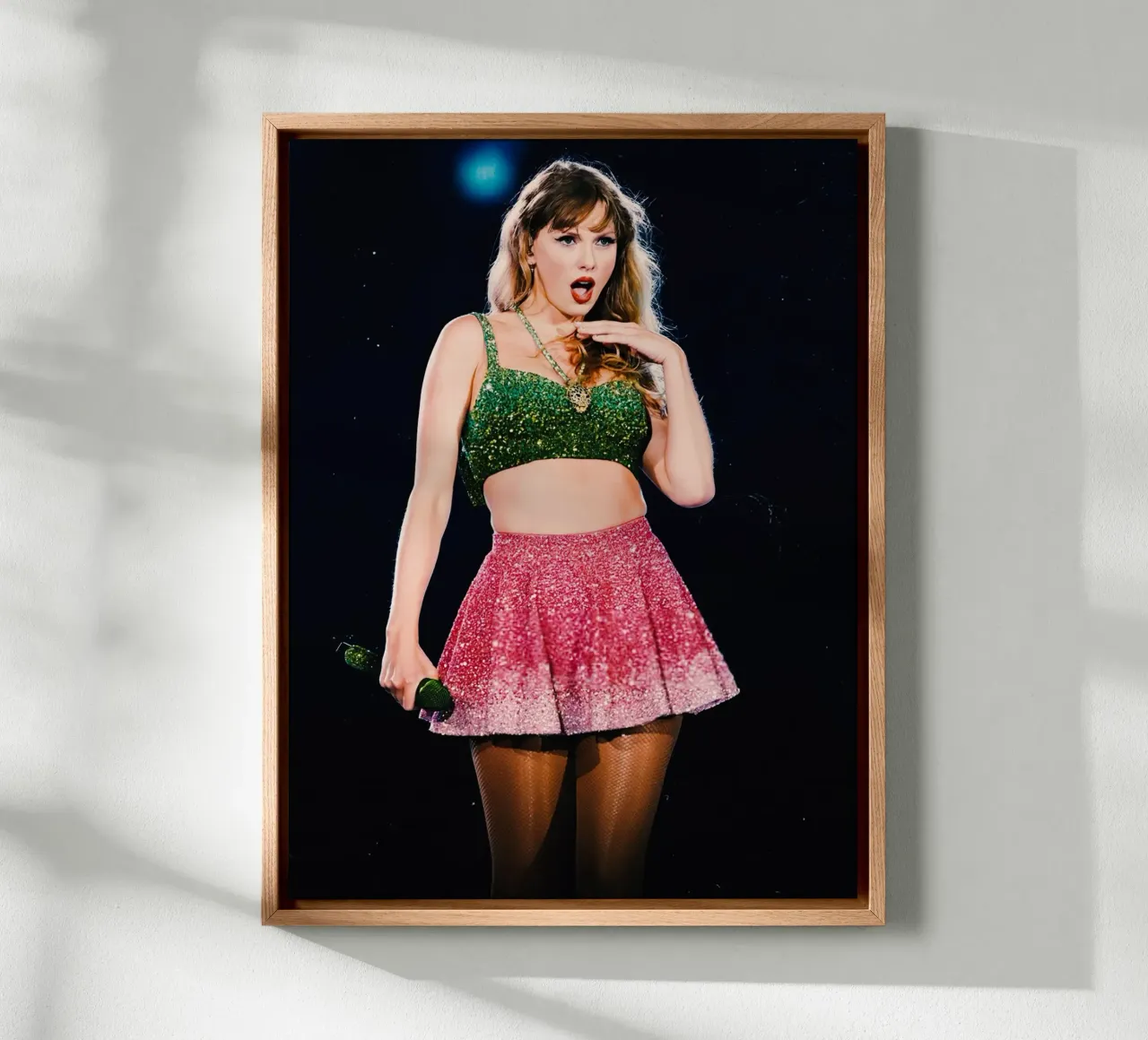 Taylor Swift tela con Cornice a cassetta da Musadad Shop