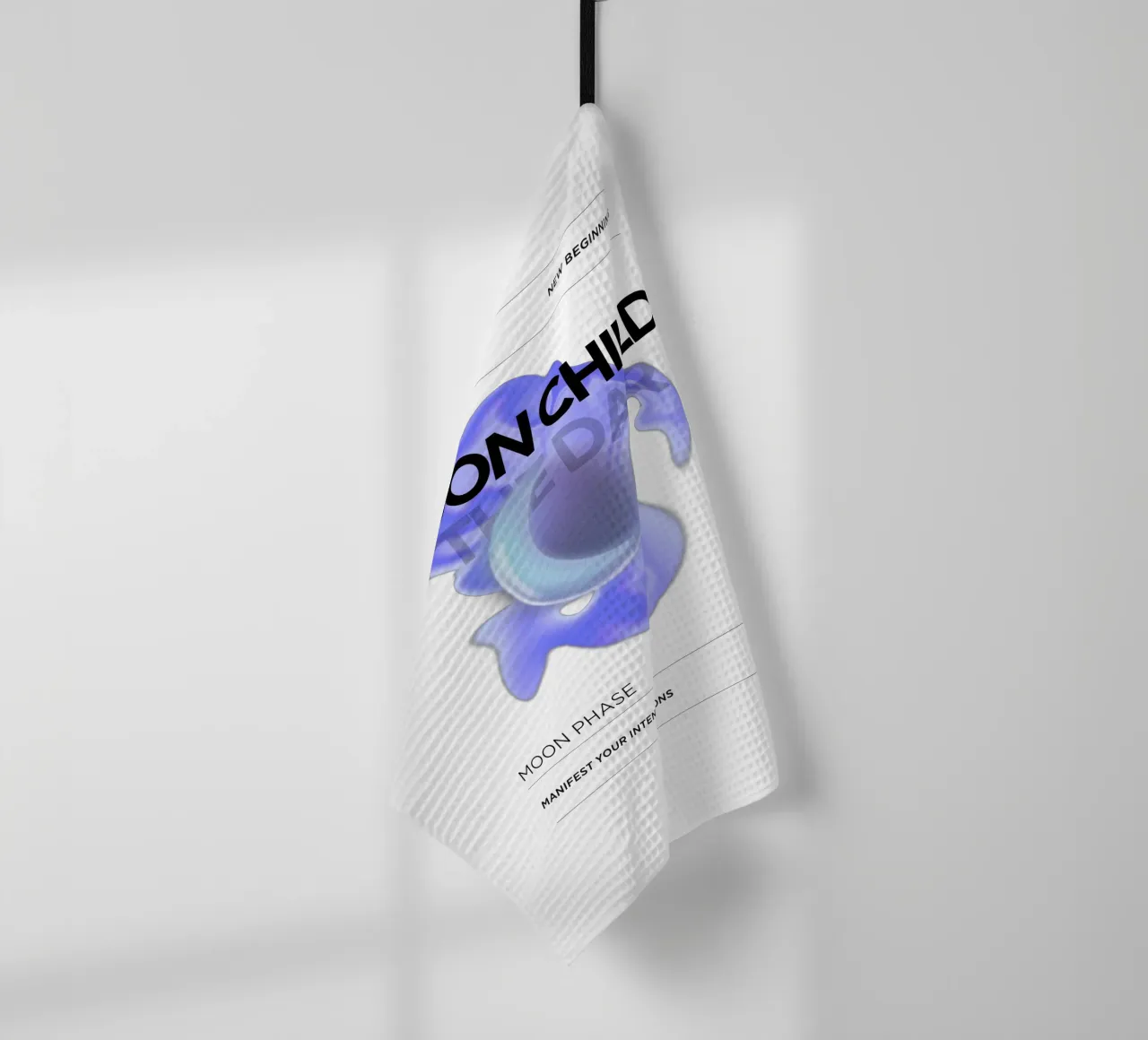 Enfant de la lune dans l'obscurité torchon de morphinaeblue