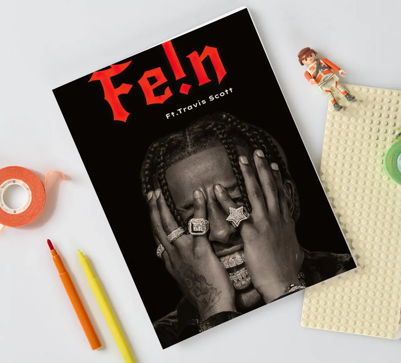 Travis Scott notebook by Musadad Shop