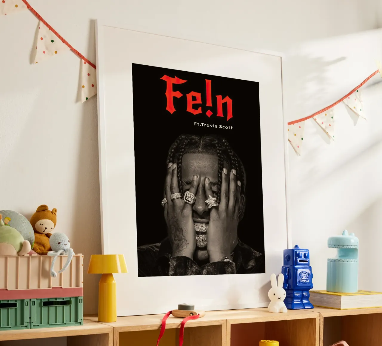 Travis Scott poster da Musadad Shop