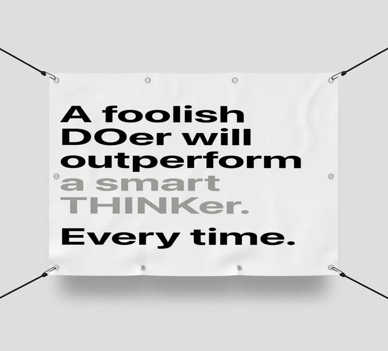 a'smart THINKer telo in pvc da Type & Tape