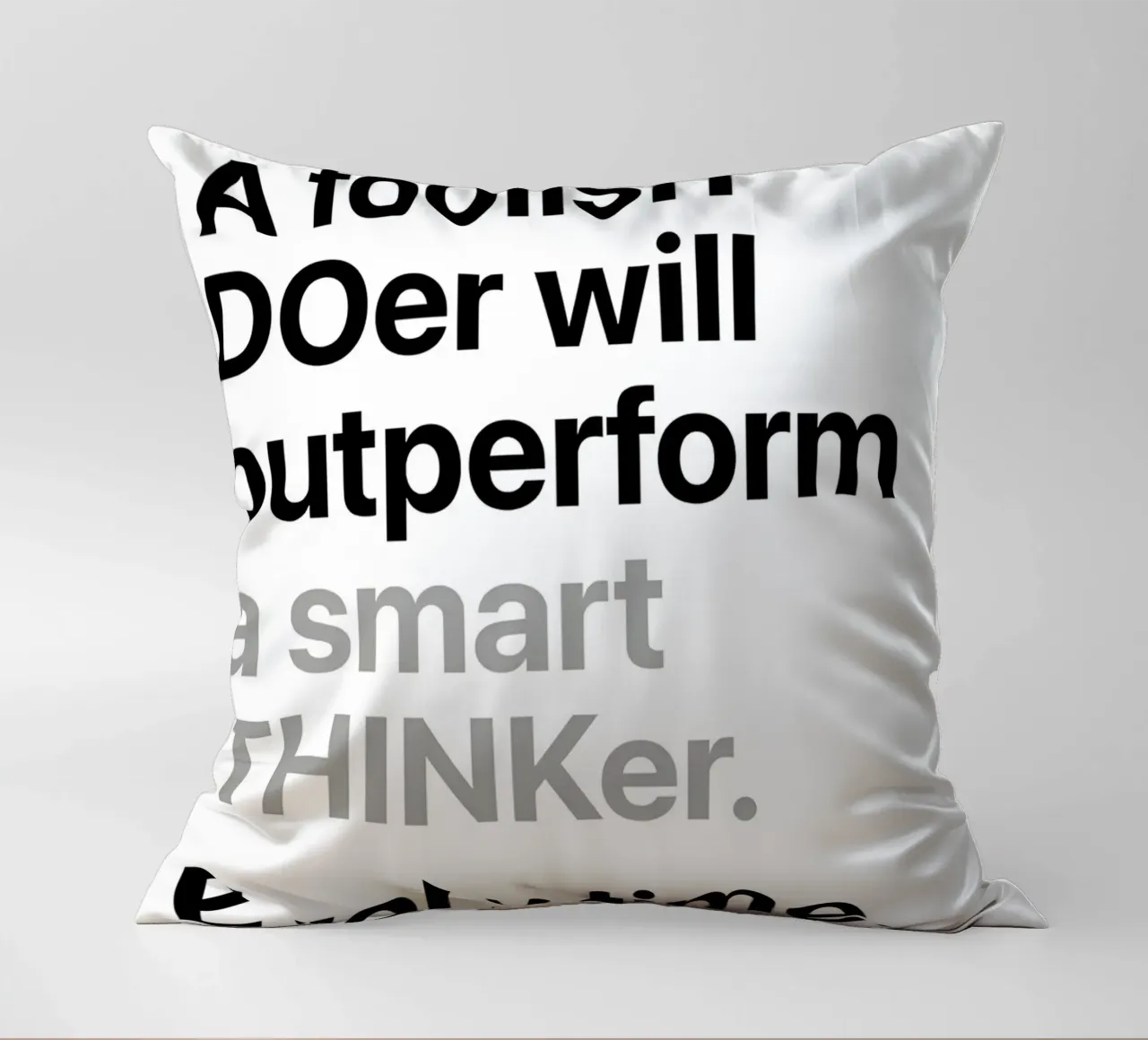 a'smart THINKer cuscino da Type & Tape
