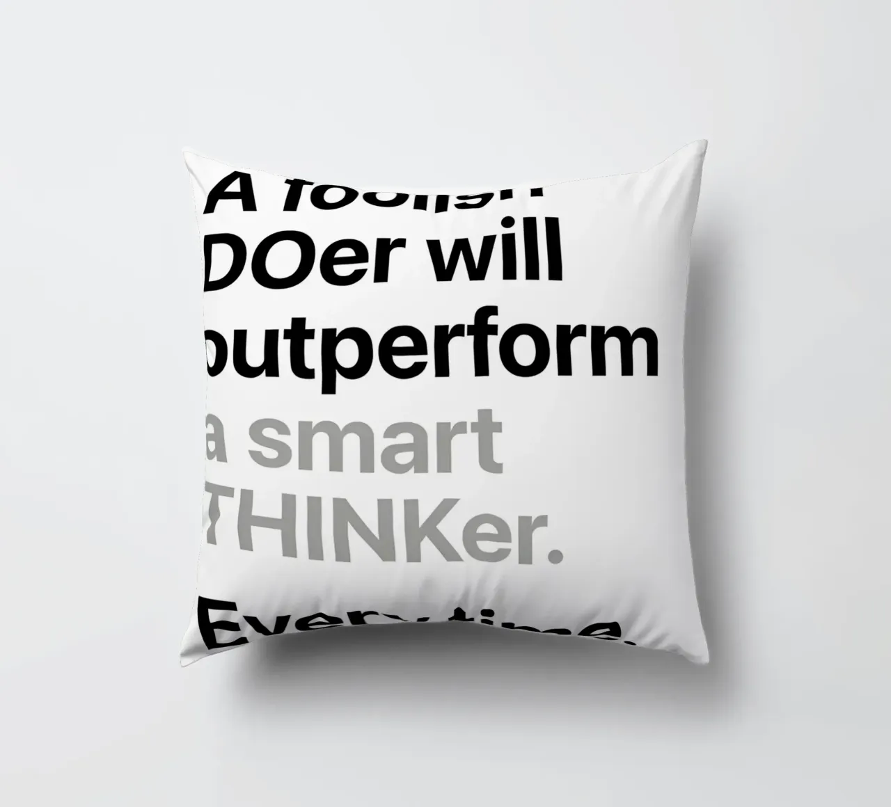 a'smart THINKer cuscino da Type & Tape