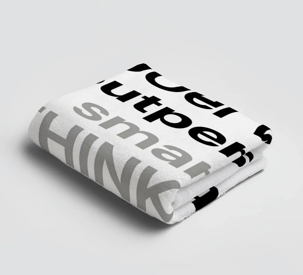 a'smart THINKer asciugamano da bagno da Type & Tape