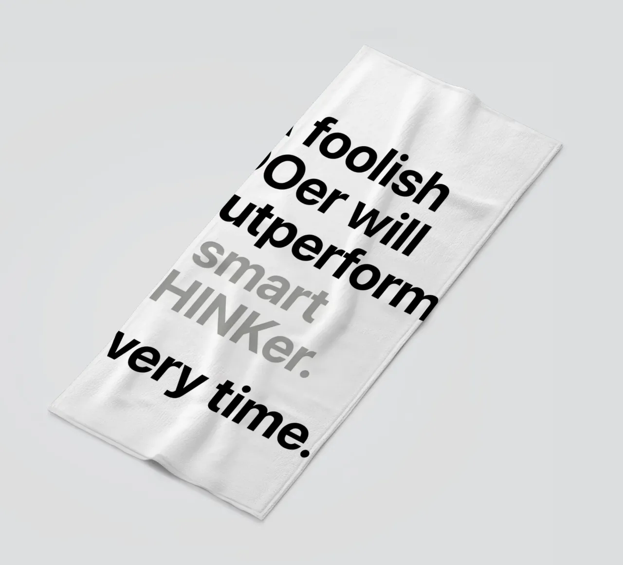 a'smart THINKer telo mare da Type & Tape