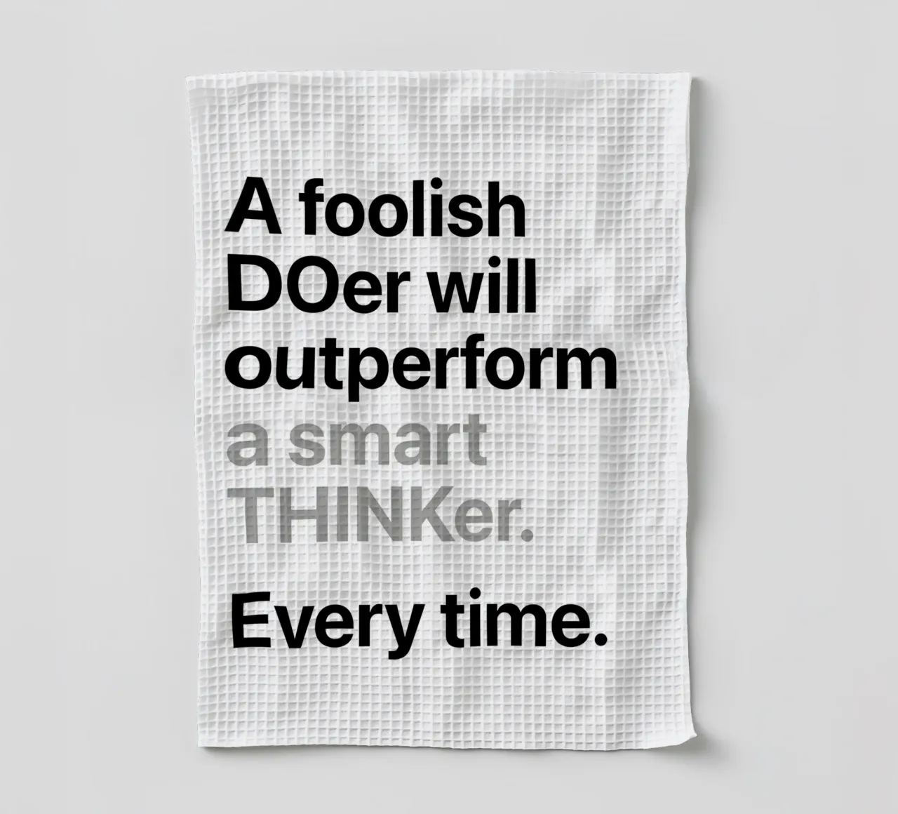 a'smart THINKer canovaccio da cucina da Type & Tape