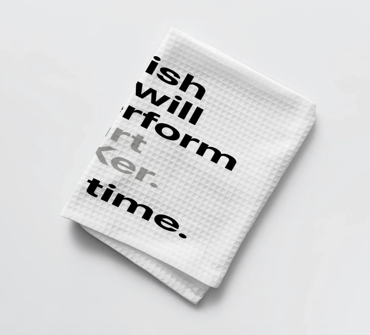 a'smart THINKer canovaccio da cucina da Type & Tape