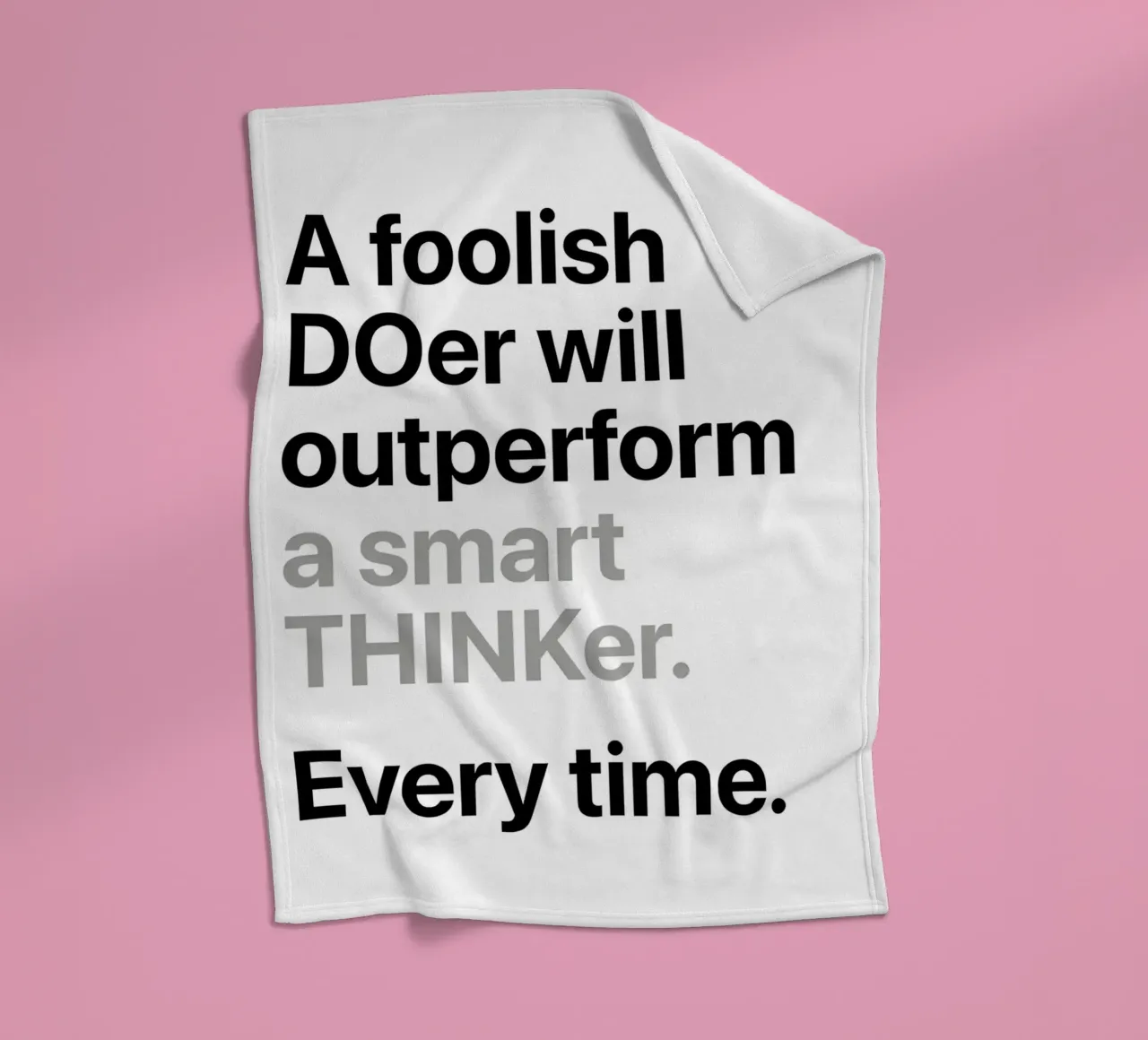 a'smart THINKer coperta in pile da Type & Tape