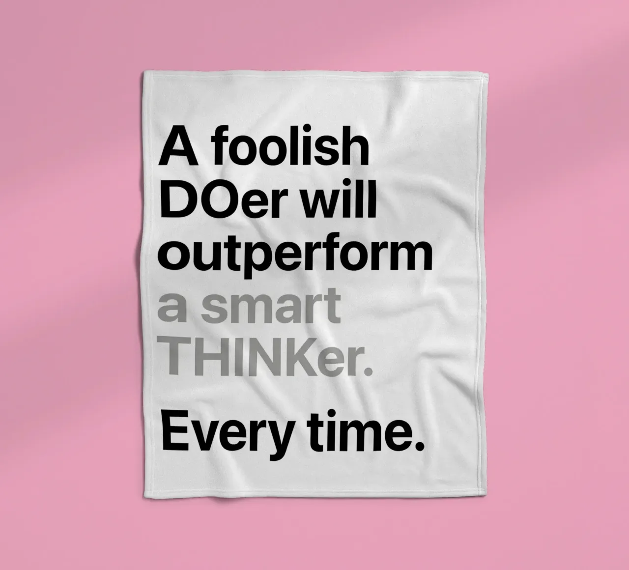 a'smart THINKer coperta in pile da Type & Tape