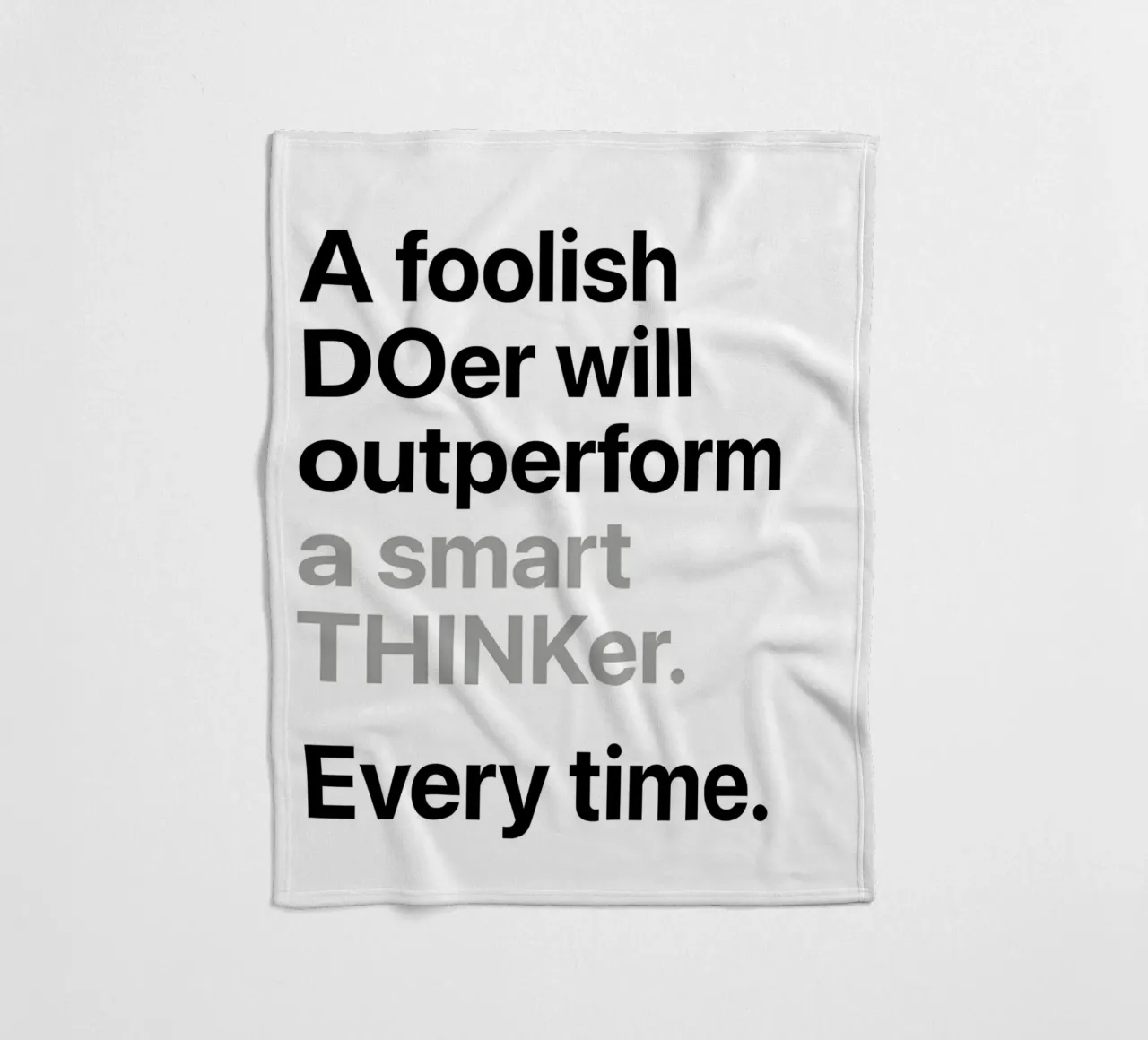 a'smart THINKer coperta in pile da Type & Tape