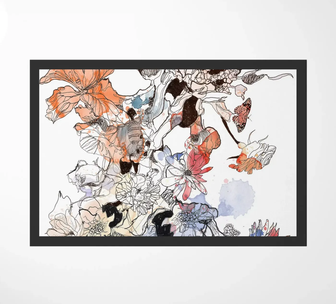 flowers doormat by Giulio Iurissevich