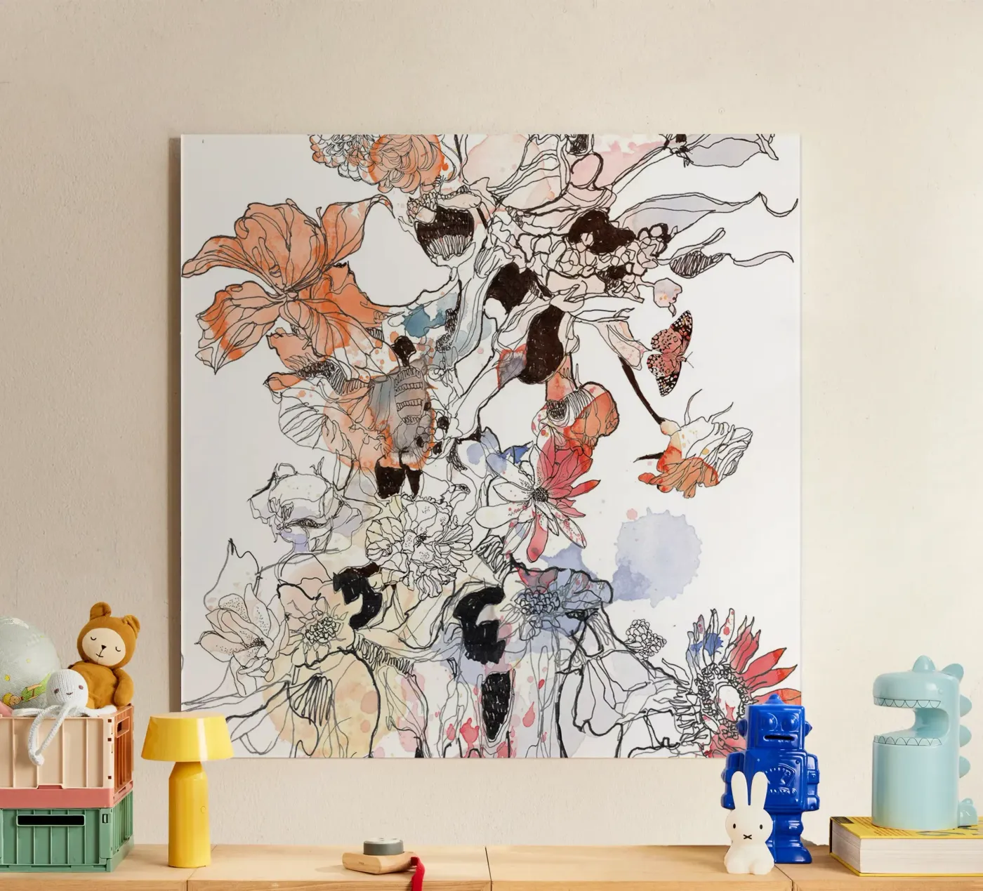 flowers plexiglas de Giulio Iurissevich