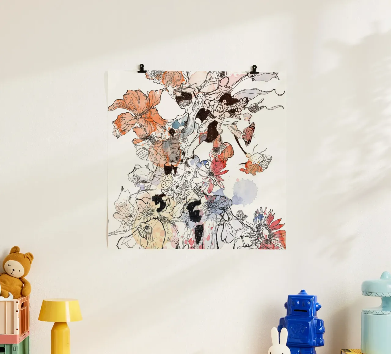 fiori poster da Giulio Iurissevich